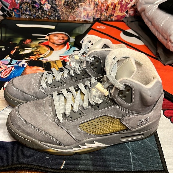 Jordan 5 WolF Grey - Picture 1 of 7